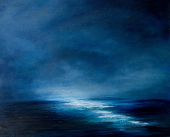 Moonlit Sea, 24" x 20", Oil on canvas, €280